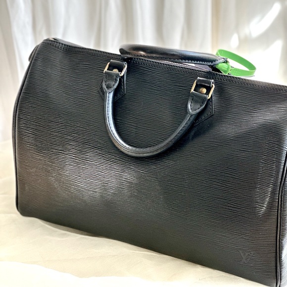 Louis Vuitton Handbags - 1986 Vintage Louis Vuitton Speedy 35 Epi Noire